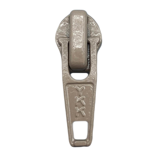 YKK® #5 Nickel Style C Single Non-Locking Metal Zipper Pull (Metal Chain)