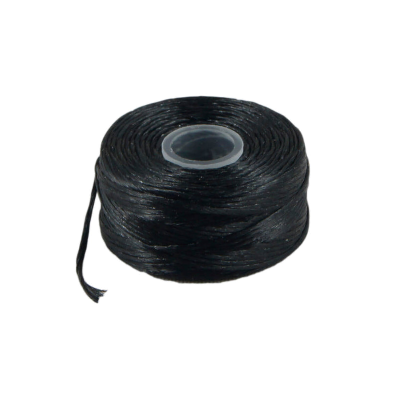 Nymo Beading Thread Size 00 Black 43365 2 Bobbins Black Nymo Thread, Size  00 Nymo Thread, Nylon Beading Thread, Waxed Thread, Thin Thread 