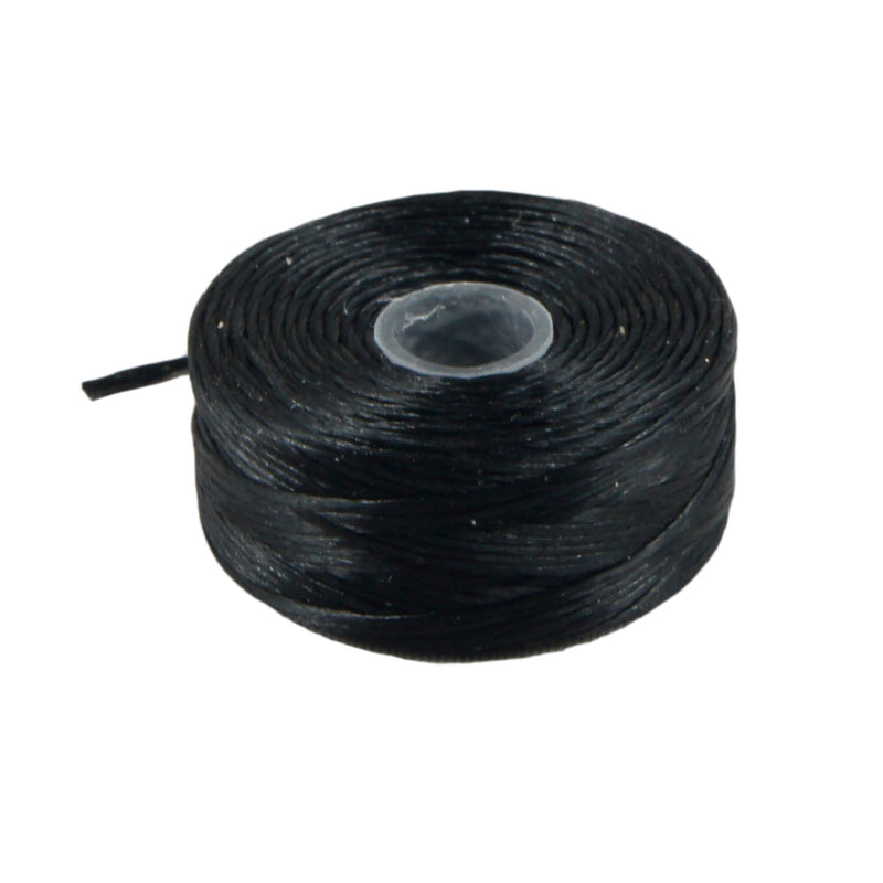  Nymo Nylon Monocord Beading Thread. Black Size OO Bobbin 140  Yards (420 feet)…