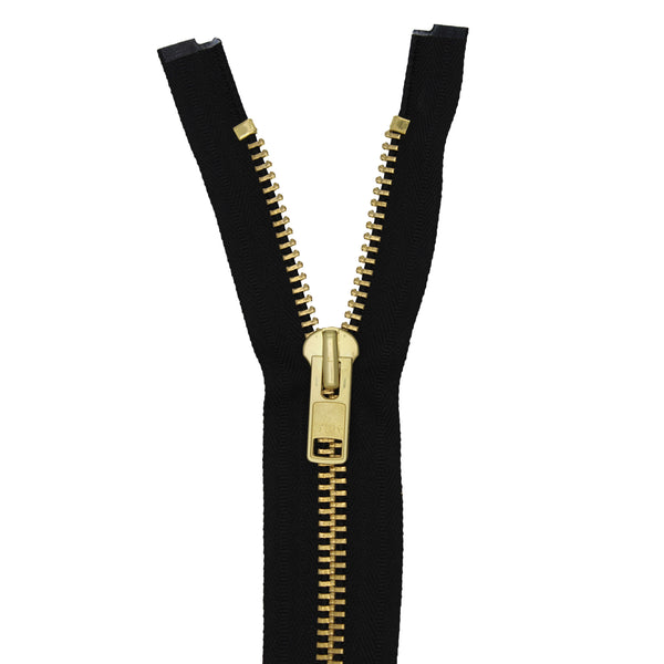 BRASS READY-MADE YKK® METAL ZIPPERS