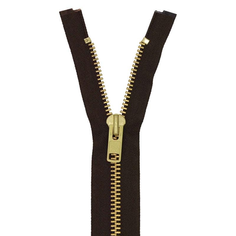 BRASS READY-MADE YKK® METAL ZIPPERS