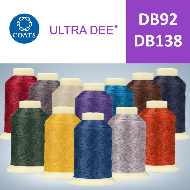 Coats Ultra Dee Polyester Thread Bonded Size DB92 #16 Blue 4-oz